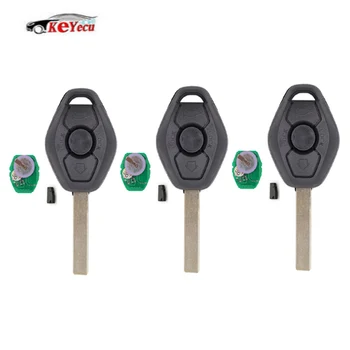 KEYECU 3 Pcs/lot Remote Car Key Keyless FOB 433.92MHz 3 Buttons with Transponder Chip ID44 PCF7935 for BMW 3 5 X Series
KEYECU 3 Pcs/lot Remote Car Key Keyless FOB 433.92MHz 3 Buttons with Transponder Chip ID44 PCF7935 for BMW 3 5 X Series