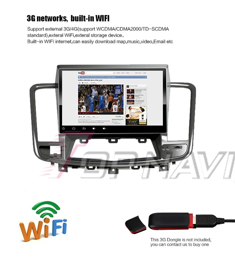 car player mp3 For Nissan Teana 2012