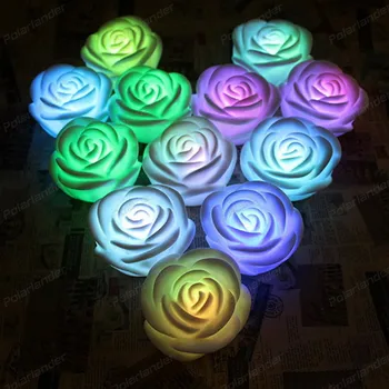 Rose Flower Candle Light Romantic Lamp Wedding Party Decoration 7 Colors Changed LED Lights
Rose Flower Candle Light Romantic Lamp Wedding Party Decoration 7 Colors Changed LED Lights