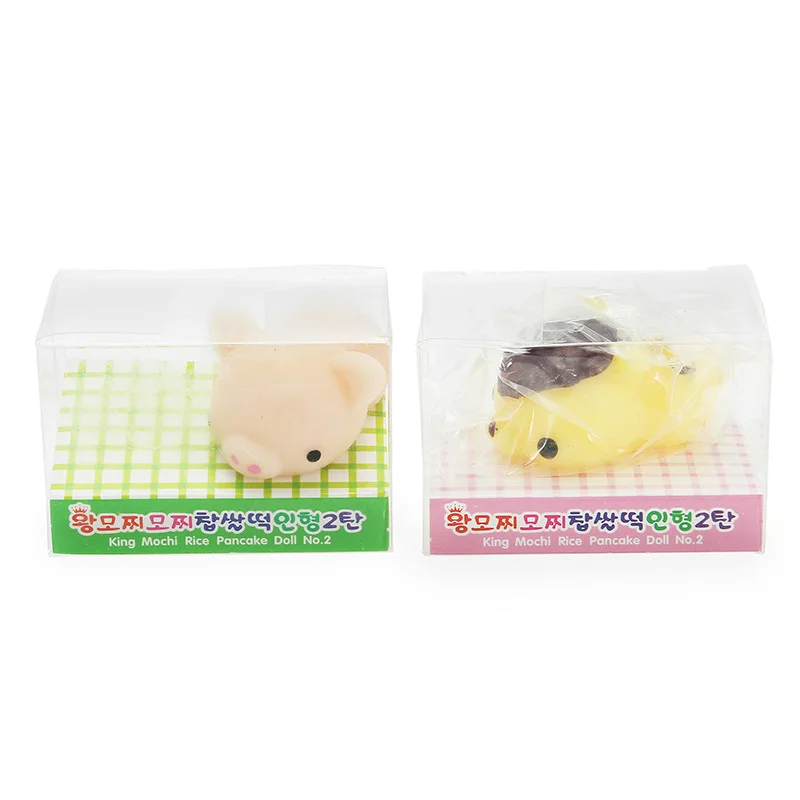 New 16 Pcs Mini Cute Mochi Animals 21