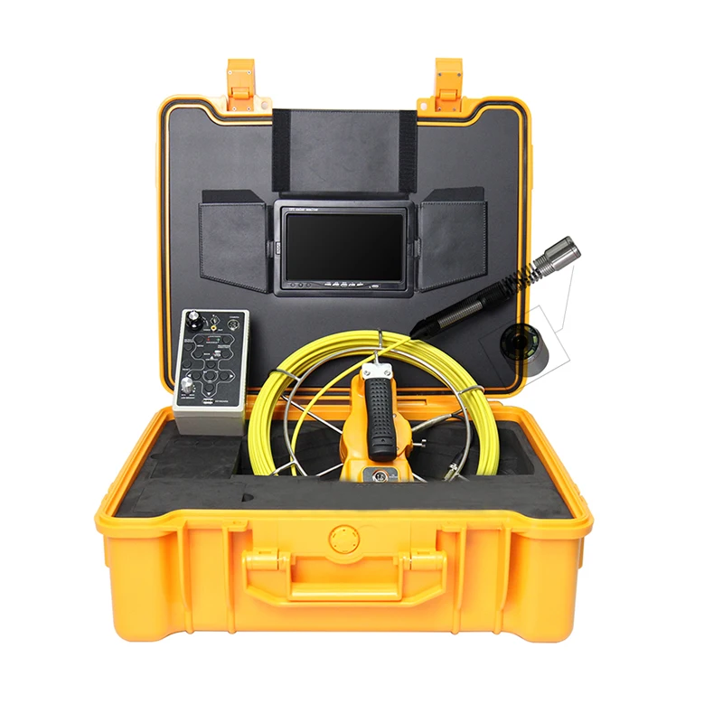 7'TFT Monitor 8GB SD Card 20 Meter Cable Drain Wall Sewer Pipe Inspection CCTV Camera Video Endoscope Well Pipeline Borescope
7'TFT Monitor 8GB SD Card 20 Meter Cable Drain Wall Sewer Pipe Inspection CCTV Camera Video Endoscope Well Pipeline Borescope