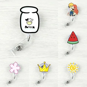 1 Piece Cartoon Retractable Pull Badge Holder Reel ID Key Lanyard Name Tag Card Badge Holder Reels For KIDS Office Supplies
1 Piece Cartoon Retractable Pull Badge Holder Reel ID Key Lanyard Name Tag Card Badge Holder Reels For KIDS Office Supplies