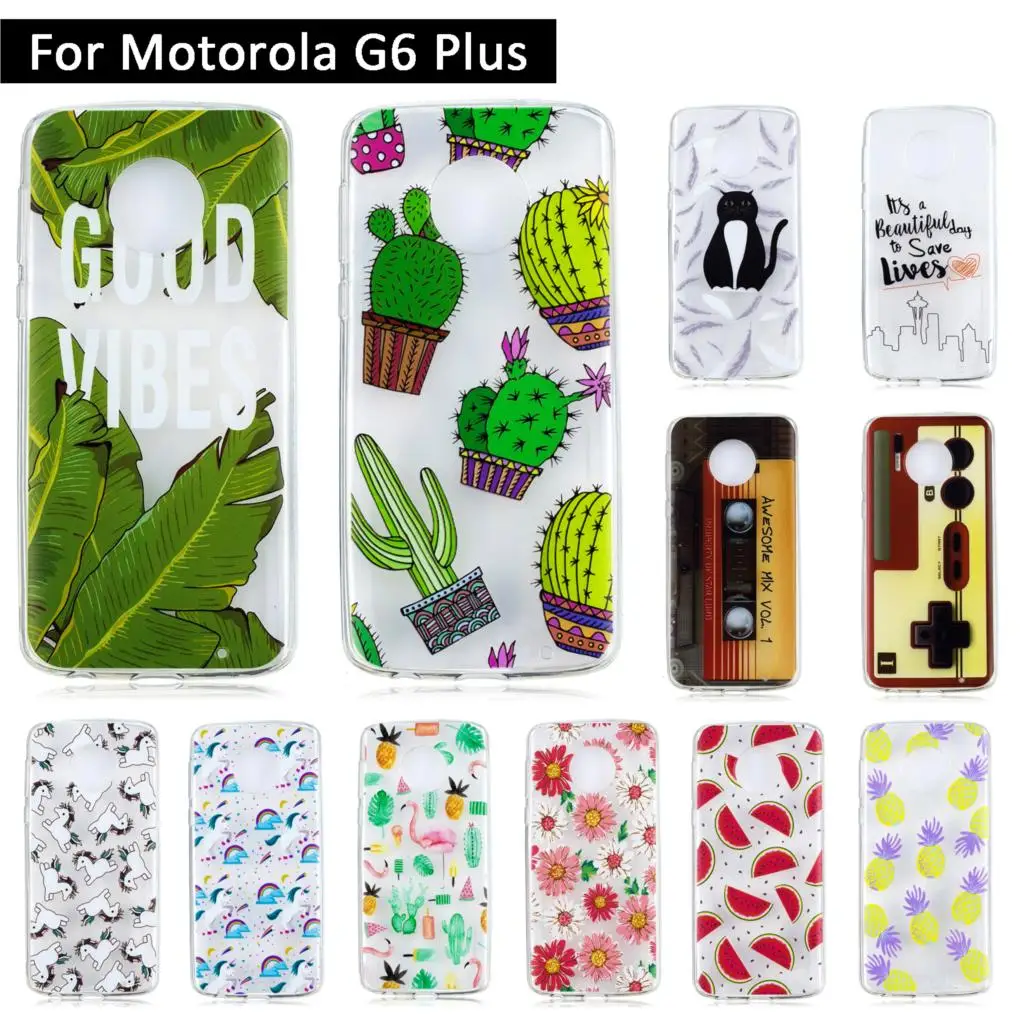 Soft Transparent Case For Motorola Moto G 6 G6 Plus Silicone TPU Cute Cover For Moto G6Plus G6P Mobile Phone Shells Cases Fundas
Soft Transparent Case For Motorola Moto G 6 G6 Plus Silicone TPU Cute Cover For Moto G6Plus G6P Mobile Phone Shells Cases Fundas
