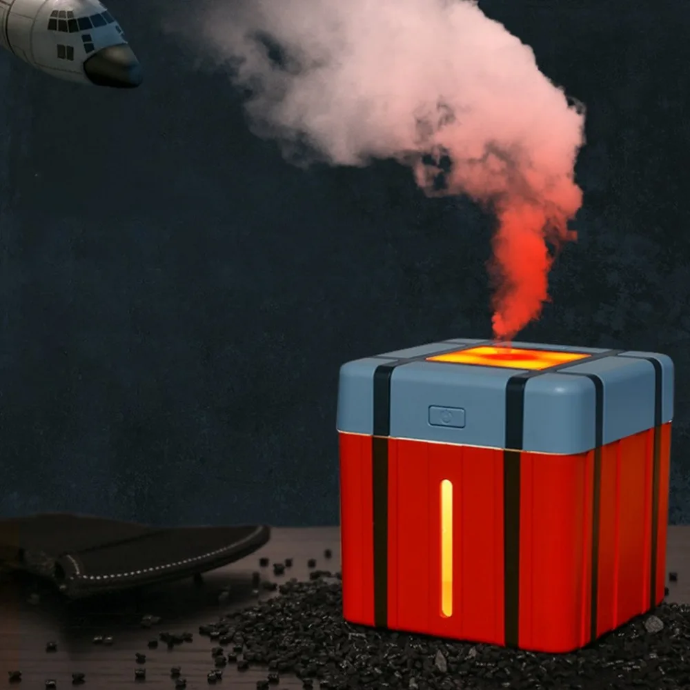 Pubg Airdrop Box Shape Mini Humidifier Car Atomizer USB Charge Air Humidifier Essential Oil Diffuser for Home Office Skin Care
Pubg Airdrop Box Shape Mini Humidifier Car Atomizer USB Charge Air Humidifier Essential Oil Diffuser for Home Office Skin Care