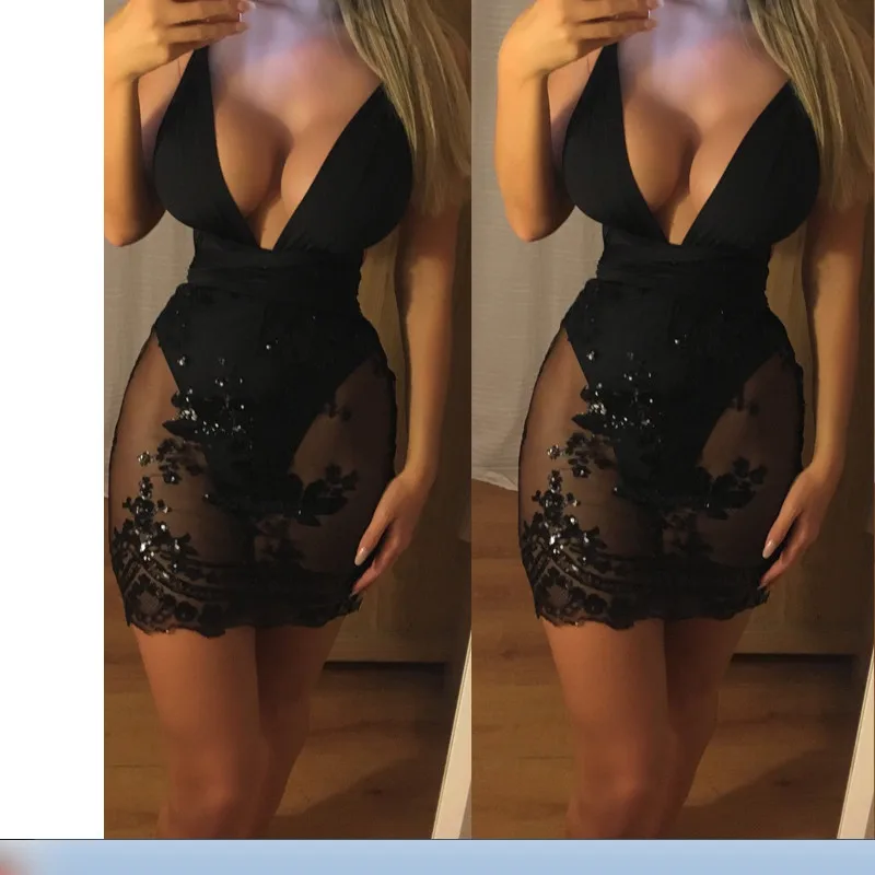 Sexy Summer Dress Womens Backless Mesh See-Though Sequin Shiny Bodycon Dress Evening Clubwear Party Mini Dress
Sexy Summer Dress Womens Backless Mesh See-Though Sequin Shiny Bodycon Dress Evening Clubwear Party Mini Dress