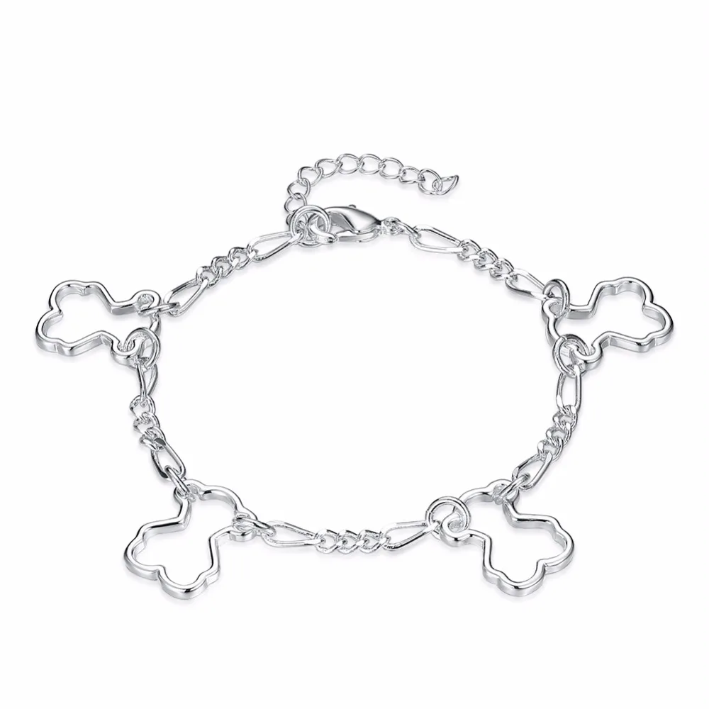 Фото Горячее предложение новый стиль браслет из стерлингового серебра 925 пробы