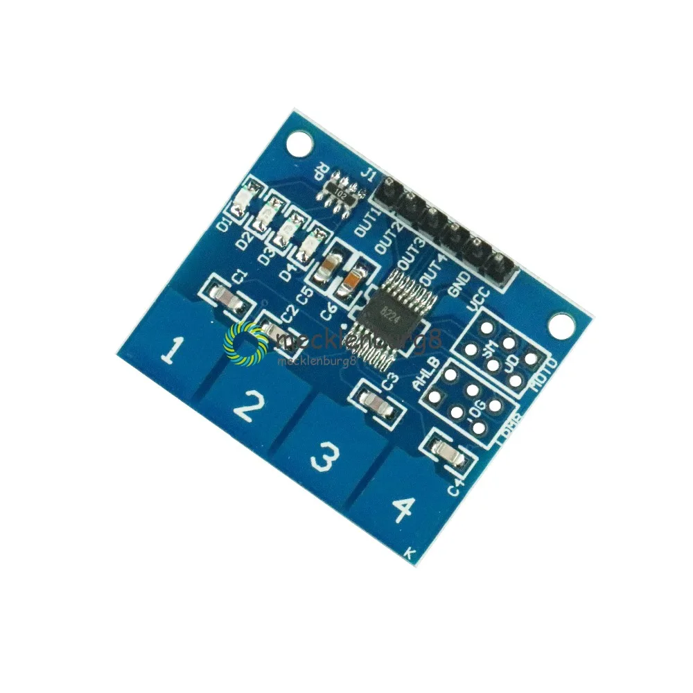 5 pieces. TTP224 4 Channel Digital Touch Sensor Module Capacitive Touch Switch Button New
5 pieces. TTP224 4 Channel Digital Touch Sensor Module Capacitive Touch Switch Button New