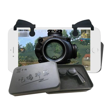 Phone Gamepad Trigger Fire Button Aim Key Smart phone Mobile Games L1R1 Shooter For Pubg Controller 
Phone Gamepad Trigger Fire Button Aim Key Smart phone Mobile Games L1R1 Shooter For Pubg Controller