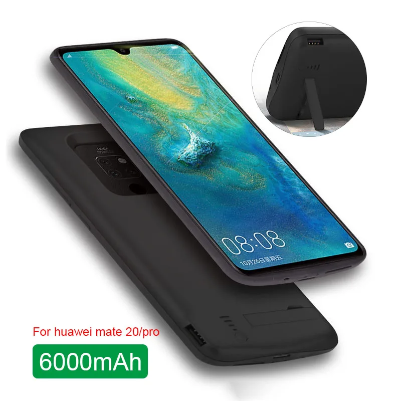 Mate 20 External Power Charger Cover 5000mAh/6000mAh Battery Charging Case For Huawei Mate 20 Pro Battery Case With Phone Holder
Mate 20 External Power Charger Cover 5000mAh/6000mAh Battery Charging Case For Huawei Mate 20 Pro Battery Case With Phone Holder