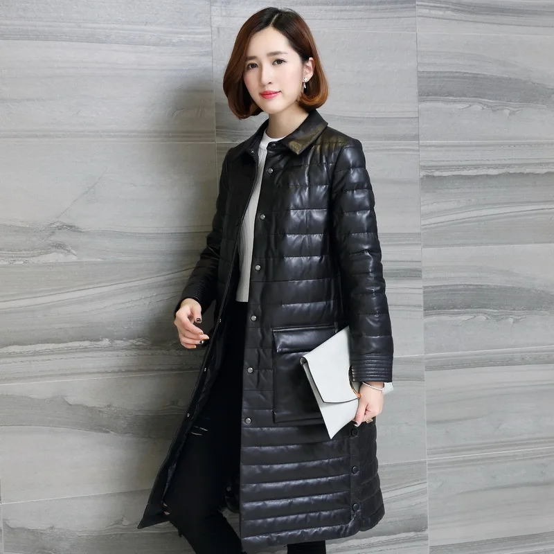 Genuine leather down coat women soft sheepskin jacket long design trench Russia winter free shipping New Phoenix 1118K
Genuine leather down coat women soft sheepskin jacket long design trench Russia winter free shipping New Phoenix 1118K