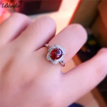 Blaike Pomegranate Red Zircon Engagement Rings For Women Oval Ruby Birthstone s925 Sterling Silver Open Adjustable Ring Female
Blaike Pomegranate Red Zircon Engagement Rings For Women Oval Ruby Birthstone s925 Sterling Silver Open Adjustable Ring Female