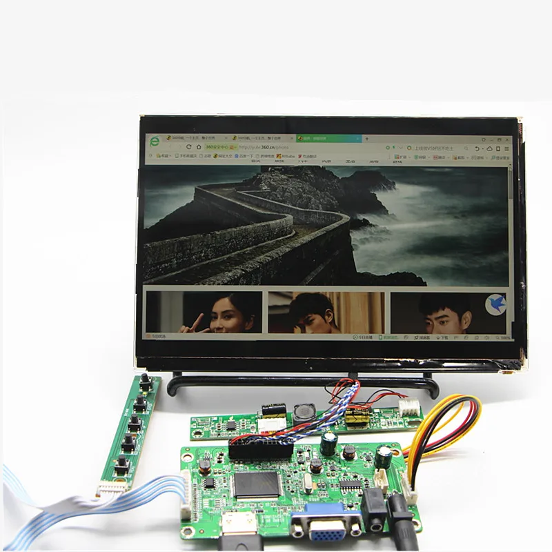 8.9 inch 1920x1200 IPS 1080P VGA+AUDIO+HDMI LCD Module Car Raspberry Pi 3 Game PS3 XBox PS4 Monitor
8.9 inch 1920x1200 IPS 1080P VGA+AUDIO+HDMI LCD Module Car Raspberry Pi 3 Game PS3 XBox PS4 Monitor