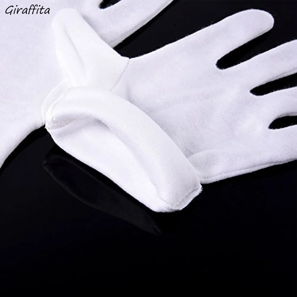 12 Pairs/Lot White Cotton Gloves Serving / Waiters Gloves Etiquette driver Concierge Butler Snooker Equestrian Gloves
12 Pairs/Lot White Cotton Gloves Serving / Waiters Gloves Etiquette driver Concierge Butler Snooker Equestrian Gloves