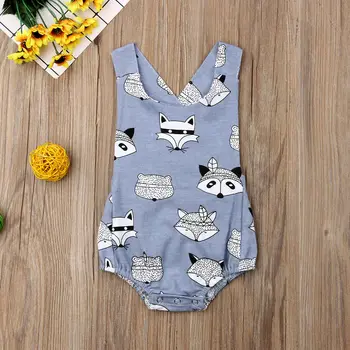 Newborn Infant Baby Boy Girl Fox Print Jumpsuit Bodysuit Clothes 0-18M
Newborn Infant Baby Boy Girl Fox Print Jumpsuit Bodysuit Clothes 0-18M