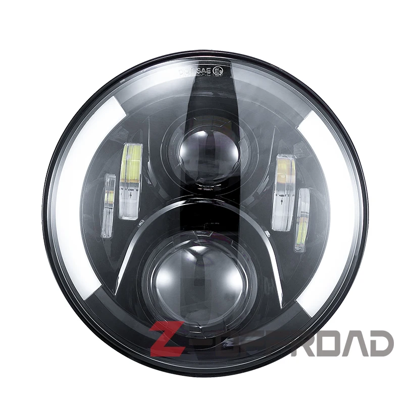 1pcs 7inch LED Headlight with Halo Ring Amgle Eye For Motorcycle Electra Glide Classic FLHTC Road King Custom FLHRS Motorcycle
1pcs 7inch LED Headlight with Halo Ring Amgle Eye For Motorcycle Electra Glide Classic FLHTC Road King Custom FLHRS Motorcycle