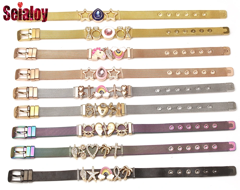 SEIALOY New Stainless Steel Mesh Watch Bracelets For Women Men Couple Lover Golden Unicorn Charm Brands Bracelet Bangle Jewelry
SEIALOY New Stainless Steel Mesh Watch Bracelets For Women Men Couple Lover Golden Unicorn Charm Brands Bracelet Bangle Jewelry