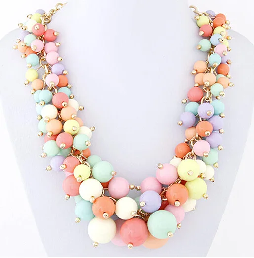 2016 Factory Price New Brand Hot Wholesale Bead Statement Necklace Fashion 5 Color Choke Necklace Pendant Women Necklaces SF25
2016 Factory Price New Brand Hot Wholesale Bead Statement Necklace Fashion 5 Color Choke Necklace Pendant Women Necklaces SF25