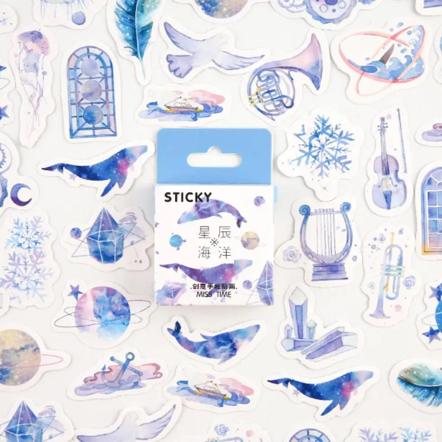 46 pcs/box Ocean Bullet Journal Stickers Cute dolphin Decorative Stationery Stickers Scrapbooking DIY Diary Album Sticker Label
46 pcs/box Ocean Bullet Journal Stickers Cute dolphin Decorative Stationery Stickers Scrapbooking DIY Diary Album Sticker Label
