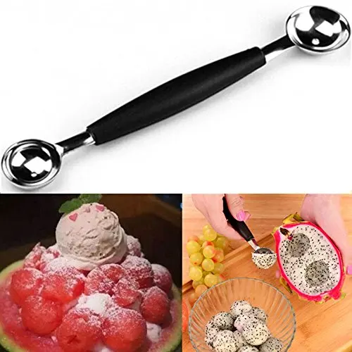 Stalinless Steel Dual Double-end Melon Baller Scoop Fruit Spoon Ice Cream Dessert Sorbet Kitchenware Scoop Cook Tool
Stalinless Steel Dual Double-end Melon Baller Scoop Fruit Spoon Ice Cream Dessert Sorbet Kitchenware Scoop Cook Tool