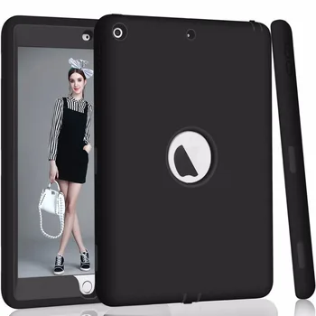 For New iPad 9.7" 2017 Case Cover, High-Impact Shock Absorbent Dual Layer Silicone+Hard PC Bumper Protective Case A1822/A1823
For New iPad 9.7" 2017 Case Cover, High-Impact Shock Absorbent Dual Layer Silicone+Hard PC Bumper Protective Case A1822/A1823