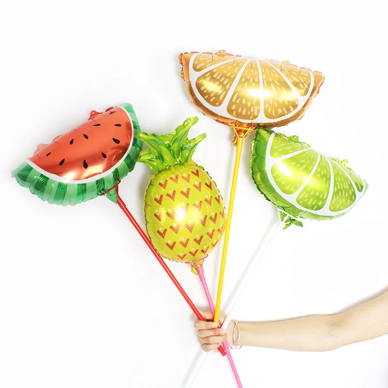 5pcs 16inch Watermelon/Lemon/Pineapple fruit balloon toys for children birthday party decoration blue balloon stick
5pcs 16inch Watermelon/Lemon/Pineapple fruit balloon toys for children birthday party decoration blue balloon stick