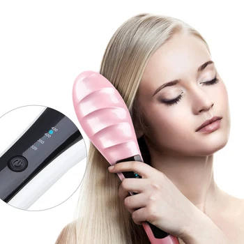 Mini Fast Hair Straightener Comb Brush Irons Electric Straight Hair Comb 100-240V Digital LCD Display
Mini Fast Hair Straightener Comb Brush Irons Electric Straight Hair Comb 100-240V Digital LCD Display