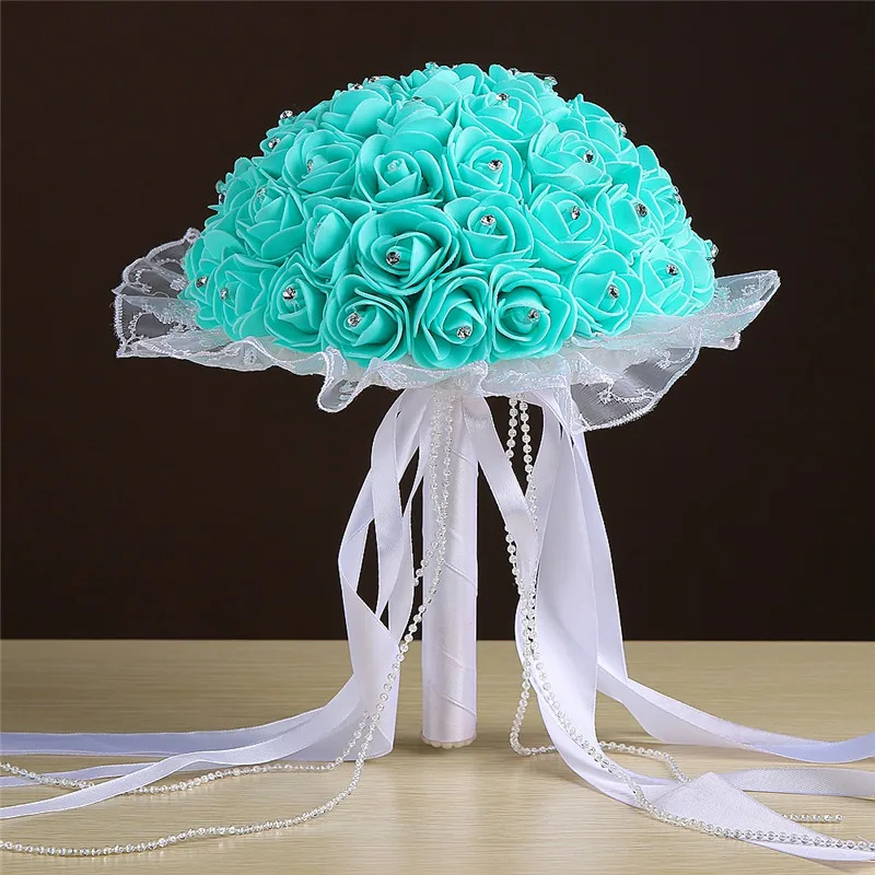 2019 Rose Bridal Flowers Artificial Wedding Bouquets for Brides Ribbon Lace Wedding Flowers Brooch Bouquets Bouquet De Mariage
2019 Rose Bridal Flowers Artificial Wedding Bouquets for Brides Ribbon Lace Wedding Flowers Brooch Bouquets Bouquet De Mariage