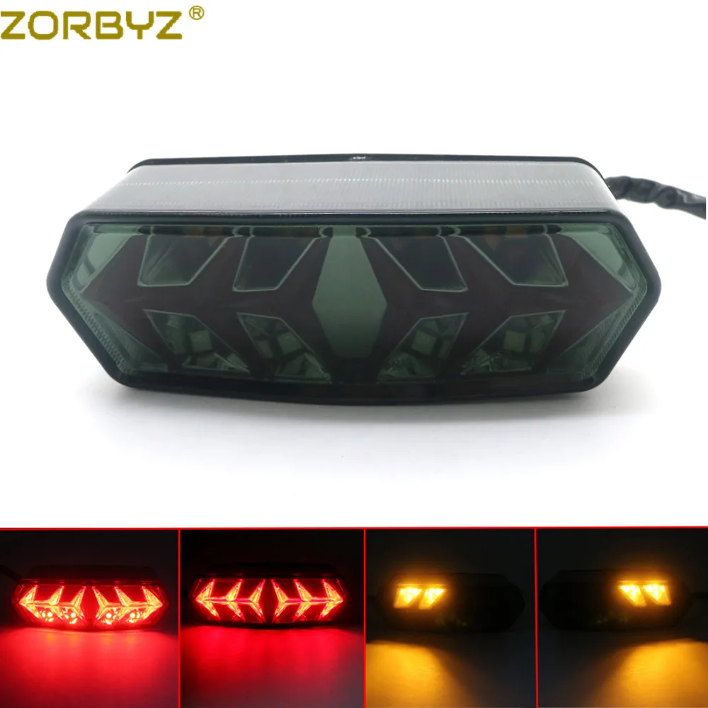 ZORBYZ Motorcycle Smoke LED Tail Brake Turn Signal Light For Honda Grom MSX125 CBR650F CTX700/CTX700N 2014-2016
ZORBYZ Motorcycle Smoke LED Tail Brake Turn Signal Light For Honda Grom MSX125 CBR650F CTX700/CTX700N 2014-2016