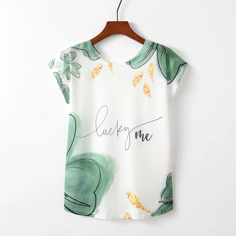 Summer Women T Shirt Novelty Harajuku Kawaii Cute Style Bird Print T-shirt New Short Sleeve Tops Size M L XL Green Leaf Printing
Summer Women T Shirt Novelty Harajuku Kawaii Cute Style Bird Print T-shirt New Short Sleeve Tops Size M L XL Green Leaf Printing