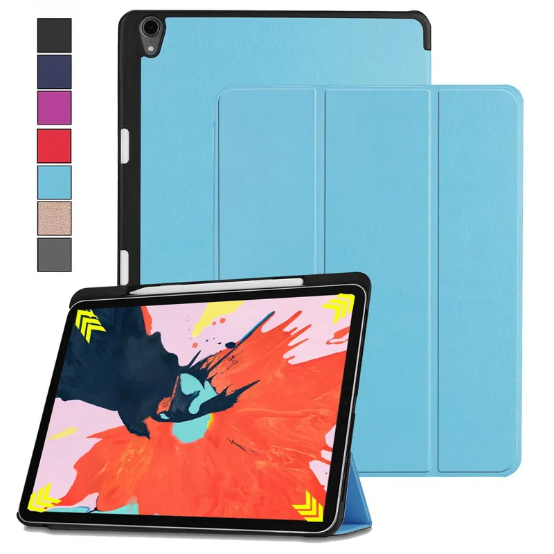 Flip Case For Apple iPad Pro 12.9 2018 Full Protective Auto Sleep Wake Up Kickstand Cover Tablet Bag With Pencil Holder Slot
Flip Case For Apple iPad Pro 12.9 2018 Full Protective Auto Sleep Wake Up Kickstand Cover Tablet Bag With Pencil Holder Slot