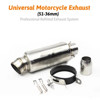 Universal 51MM Motorcycle Exhaust Pipe With Muffler Moto Bike Pot Escape For Yamaha Honda KTM Kawasaki with DB killer
Universal 51MM Motorcycle Exhaust Pipe With Muffler Moto Bike Pot Escape For Yamaha Honda KTM Kawasaki with DB killer