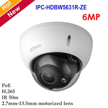 6MP H.265 IP Camera 2.7mm-13.5mm Motorized Lens WDR IR Dome Network Camera IPC-HDBW5631R-ZE For Indoor Outdoor Waterproof IP67
6MP H.265 IP Camera 2.7mm-13.5mm Motorized Lens WDR IR Dome Network Camera IPC-HDBW5631R-ZE For Indoor Outdoor Waterproof IP67