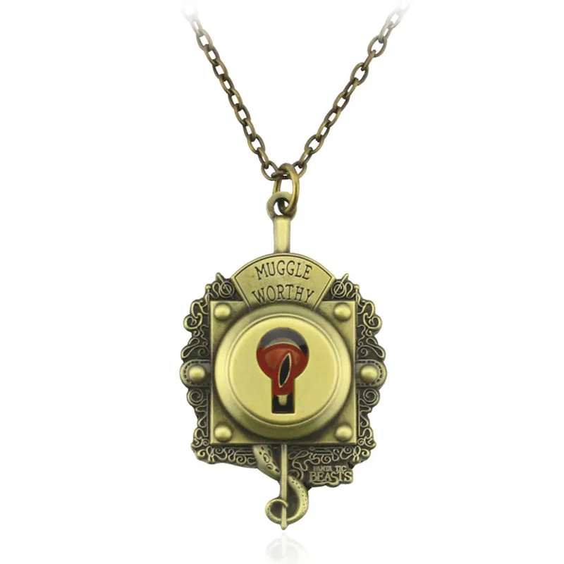 Muggle Worthy Fantastic Beasts and Where to Find Them Alloy Pendent Charm Necklace Gift For Man And Woman Fans Movie Jewelry
Muggle Worthy Fantastic Beasts and Where to Find Them Alloy Pendent Charm Necklace Gift For Man And Woman Fans Movie Jewelry