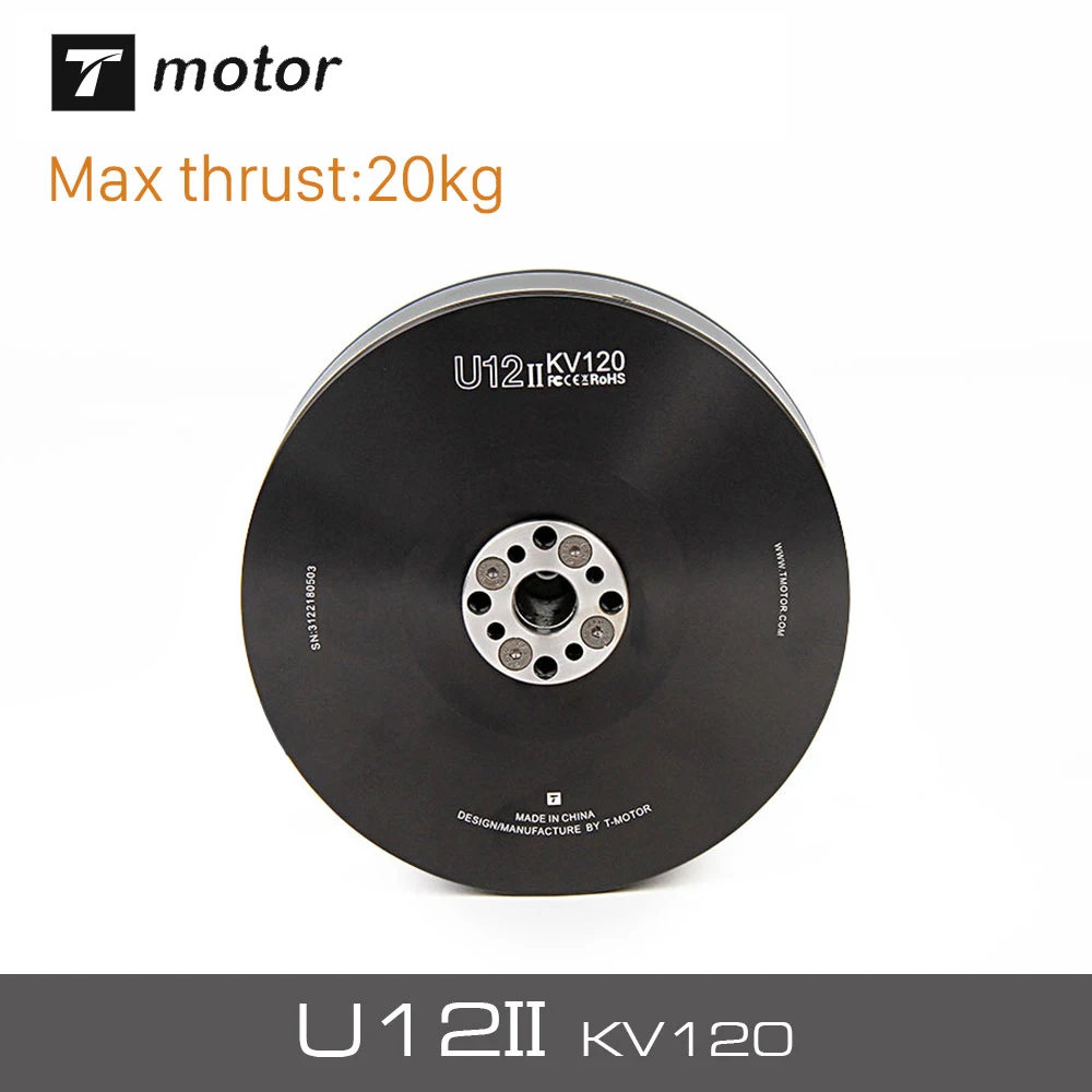T-Motor New Released High Efficiency Motor U12II KV120 for Agriculture Multicopter Drone UAV Rotor Helicopter Copter 20KG Thrust
T-Motor New Released High Efficiency Motor U12II KV120 for Agriculture Multicopter Drone UAV Rotor Helicopter Copter 20KG Thrust