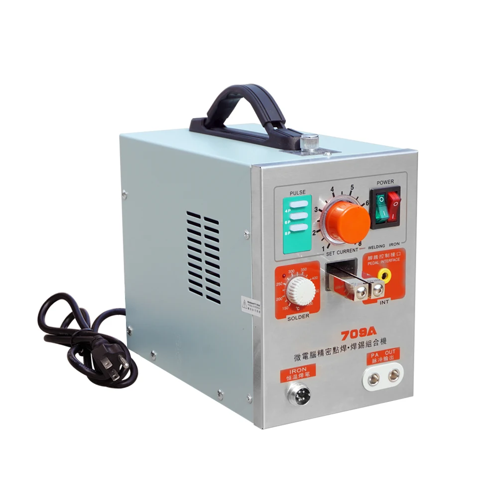 US Stock 1.9KW 110V 60A LED Dual Pulse 709A Spot Welding Welder DIY for Battery Charger
US Stock 1.9KW 110V 60A LED Dual Pulse 709A Spot Welding Welder DIY for Battery Charger