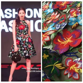Heavy - duty Multi - colored Polyester Flower Embroidery Lace Fabric Women Wedding Dress Embroidery Fabrics Supply Customized
Heavy - duty Multi - colored Polyester Flower Embroidery Lace Fabric Women Wedding Dress Embroidery Fabrics Supply Customized