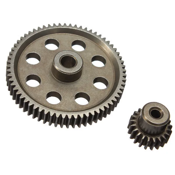 2PCS/Set RC 11184 Steel Metal 1/10 Gear Differential Main Gear 64T 11181 Motor Gear 21T Teeth Car Truck Accessories
2PCS/Set RC 11184 Steel Metal 1/10 Gear Differential Main Gear 64T 11181 Motor Gear 21T Teeth Car Truck Accessories
