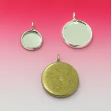 Pendant Settings Clasps Cabochon Base Bezel Trays Blank Fit 10/12/14/16/18/20mm Cabochons Cameo DIY Jewelry Making
Pendant Settings Clasps Cabochon Base Bezel Trays Blank Fit 10/12/14/16/18/20mm Cabochons Cameo DIY Jewelry Making