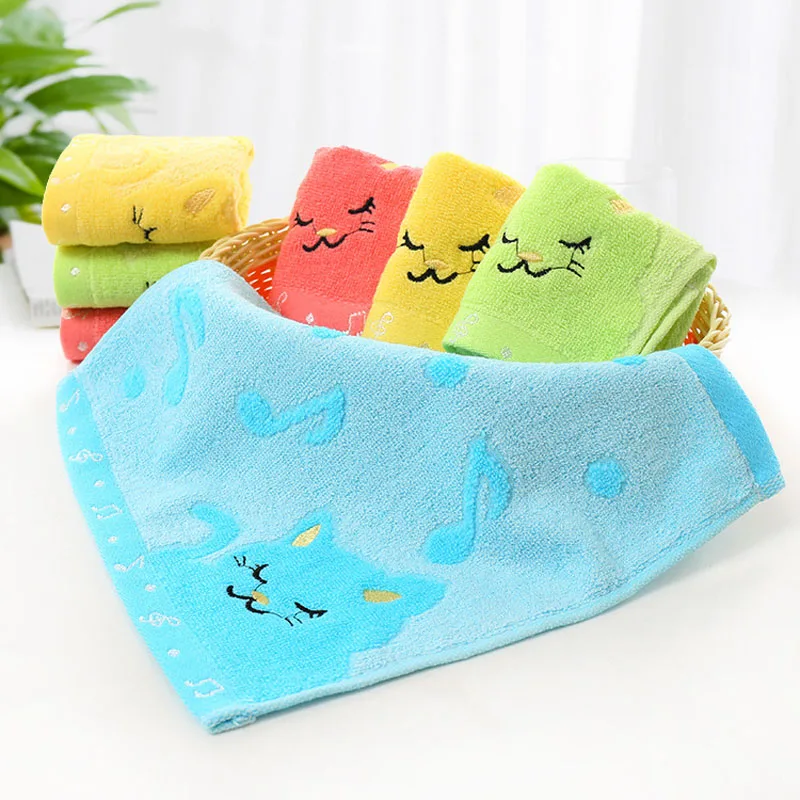 28.5*26CM Cartoon Animal Cat Note Pattern Plain Color Square Handkerchiefs Face Wash Towel For Baby Children Kids FS0588
28.5*26CM Cartoon Animal Cat Note Pattern Plain Color Square Handkerchiefs Face Wash Towel For Baby Children Kids FS0588