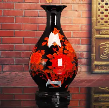 Jingdezhen Luxury Desk Ceramic Vase Figurines Crafts Decor Fengshui Home Livingroom Porcelain Vase Office Statues Decoration
Jingdezhen Luxury Desk Ceramic Vase Figurines Crafts Decor Fengshui Home Livingroom Porcelain Vase Office Statues Decoration