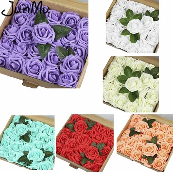 50pcs Artificial Flowers PE Foam Rose Heads w/Stem for DIY Wedding Bouquets Centerpieces Party Baby Shower Party Home Decor
50pcs Artificial Flowers PE Foam Rose Heads w/Stem for DIY Wedding Bouquets Centerpieces Party Baby Shower Party Home Decor