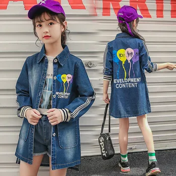 Long Style Girls Denim Jackets 2020 Fashion Spring Autumn Denim Coat Teenager Outwear Children Clothing Ballon Letter Print
Long Style Girls Denim Jackets 2020 Fashion Spring Autumn Denim Coat Teenager Outwear Children Clothing Ballon Letter Print