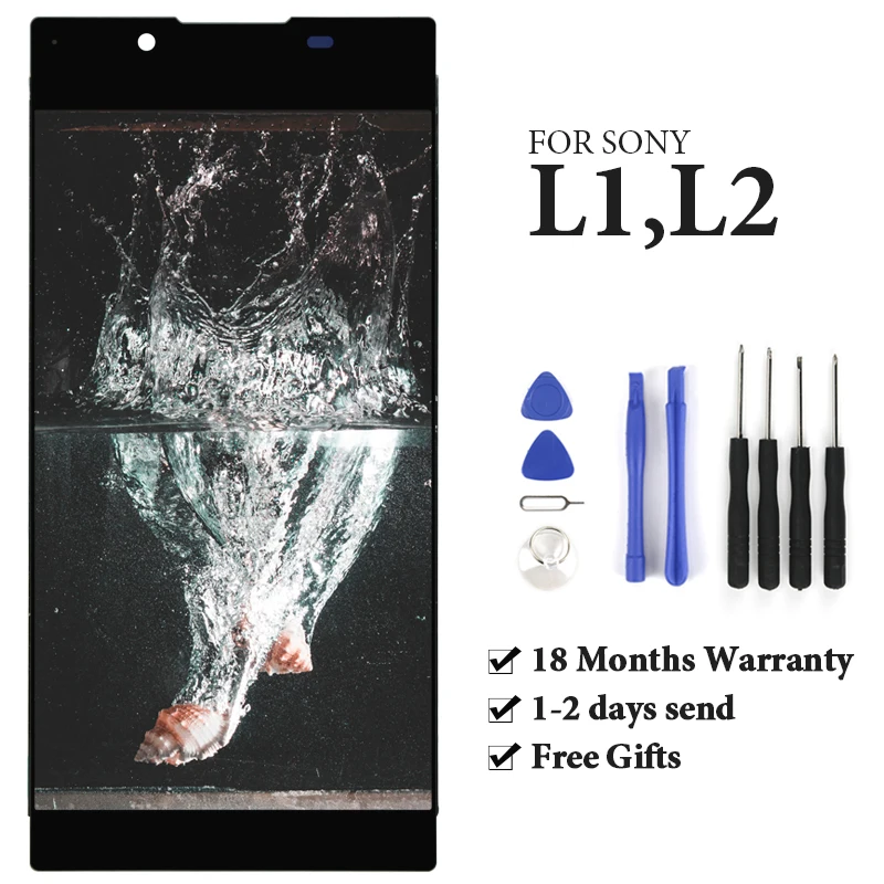 For Sony Xperia L1 LCD Display With Touch Screen With Frame Assembly Replacement For Sony Xperia L2 LCD G3312 G3311 G3313 H3311
For Sony Xperia L1 LCD Display With Touch Screen With Frame Assembly Replacement For Sony Xperia L2 LCD G3312 G3311 G3313 H3311