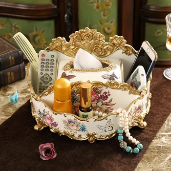 American Tissue Box Luxury Retro Ornament Europe Bar Home Multi-function Key Jewelry Storage Box Wedding Gift Resin Craft Decor
American Tissue Box Luxury Retro Ornament Europe Bar Home Multi-function Key Jewelry Storage Box Wedding Gift Resin Craft Decor