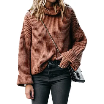 PEONFLY Long Sleeve Autumn Winter Sweater Women Solid Color Knitted Pullover Jumper Fashion 2019 Turtleneck Sweaters Female
PEONFLY Long Sleeve Autumn Winter Sweater Women Solid Color Knitted Pullover Jumper Fashion 2019 Turtleneck Sweaters Female