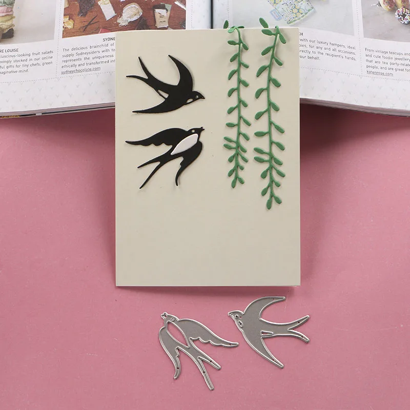 DUOFEN METAL CUTTING DIES S18072604 2pcs small swallows embossing stencil DIY Scrapbook Paper Album 2018 Jun new
DUOFEN METAL CUTTING DIES S18072604 2pcs small swallows embossing stencil DIY Scrapbook Paper Album 2018 Jun new