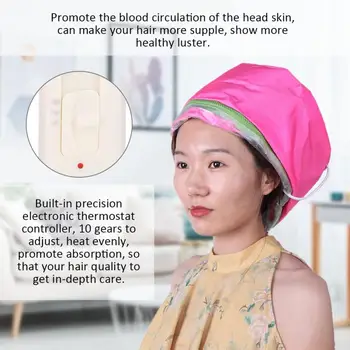 Electric Hair Steamer Cap 10 Gears Temperature Adjustable Heating Cap Hair Care Tool Cap Hair Massage Relaxation
Electric Hair Steamer Cap 10 Gears Temperature Adjustable Heating Cap Hair Care Tool Cap Hair Massage Relaxation