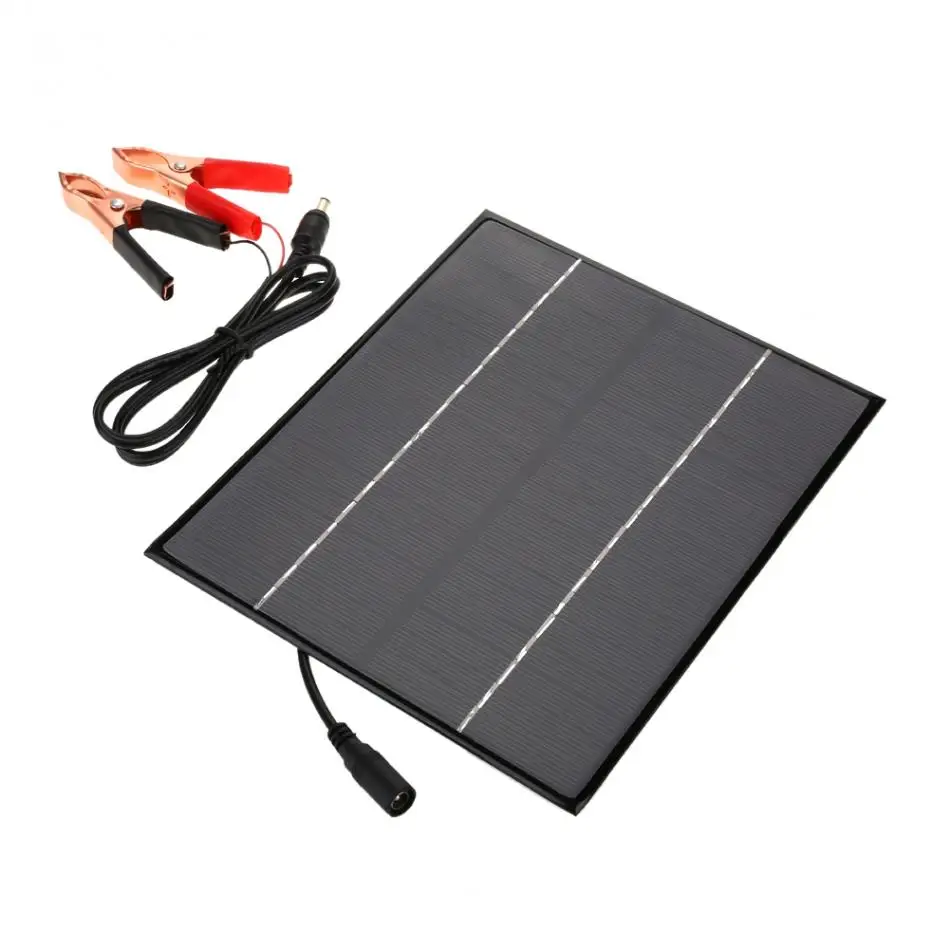12V 6W Multi-function Solar Panels Power Bank DIY Solar Charger External Battery For Outdoor Camping
12V 6W Multi-function Solar Panels Power Bank DIY Solar Charger External Battery For Outdoor Camping