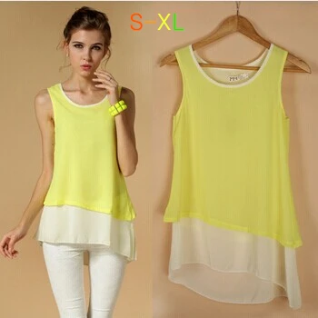 Eu New summer Chiffon Dress,Candy color splicing False-two-pieces Camisole Dress Tank Vest Mini Dress Brazil Ru Drop ship
Eu New summer Chiffon Dress,Candy color splicing False-two-pieces Camisole Dress Tank Vest Mini Dress Brazil Ru Drop ship