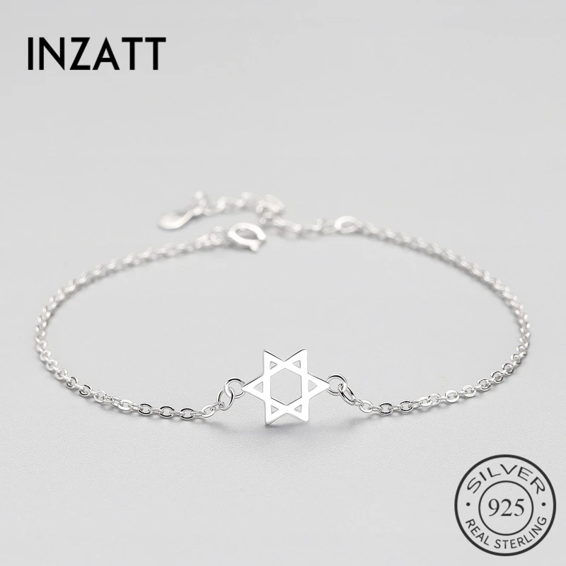 INZATT Fashion 925 Sterling Silver Star Bracelet For Women Rose Gold Color Geometric Lady Summer Metal Chain Jewelry Party Gift
INZATT Fashion 925 Sterling Silver Star Bracelet For Women Rose Gold Color Geometric Lady Summer Metal Chain Jewelry Party Gift